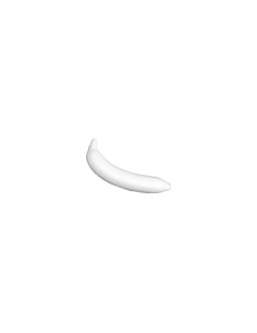 Accesorii creatie - polistiren HD - banana, alb, 18.5cm, Colorarte