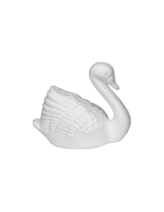 Accesorii creatie - polistiren HD - lebada, alb, 12x8x6cm, Colorarte