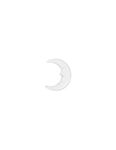 Accesorii creatie - polistiren HD - luna, alb, 12cm, Colorarte 2